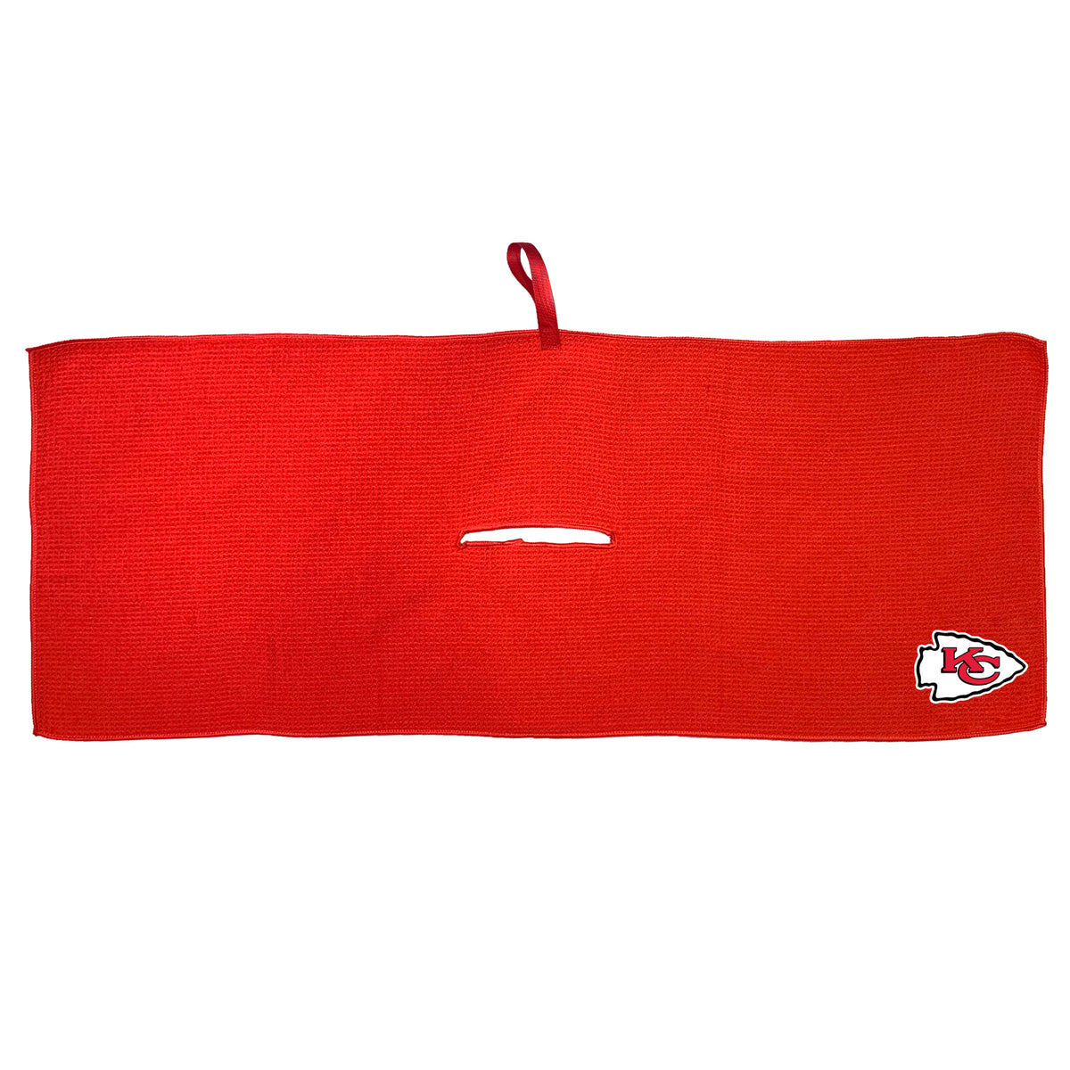 Kansas City Chiefs 16 x 40 microfiber golf towel with team logo