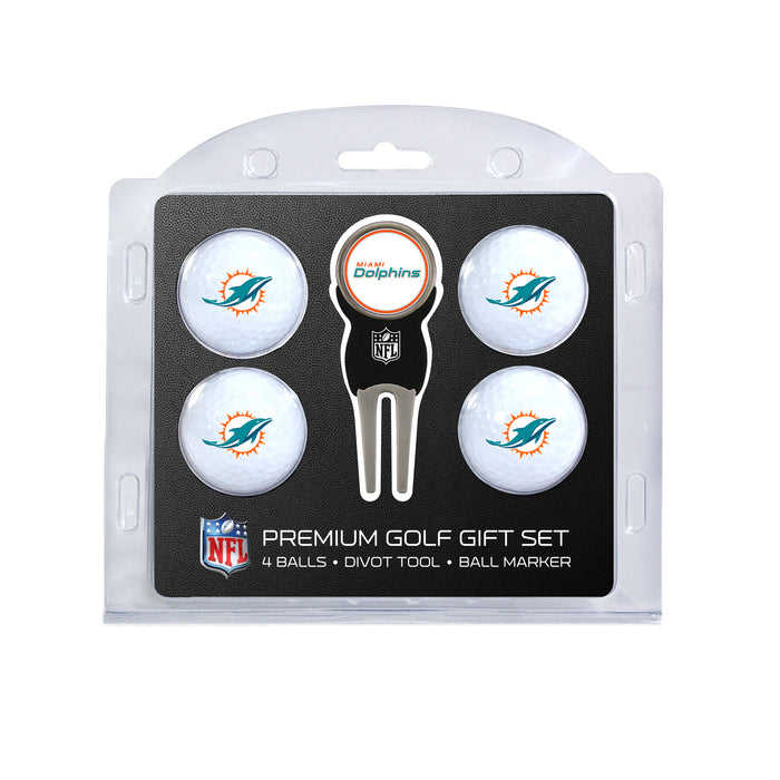 Miami Dolphins 4-Ball Golf Gift Set