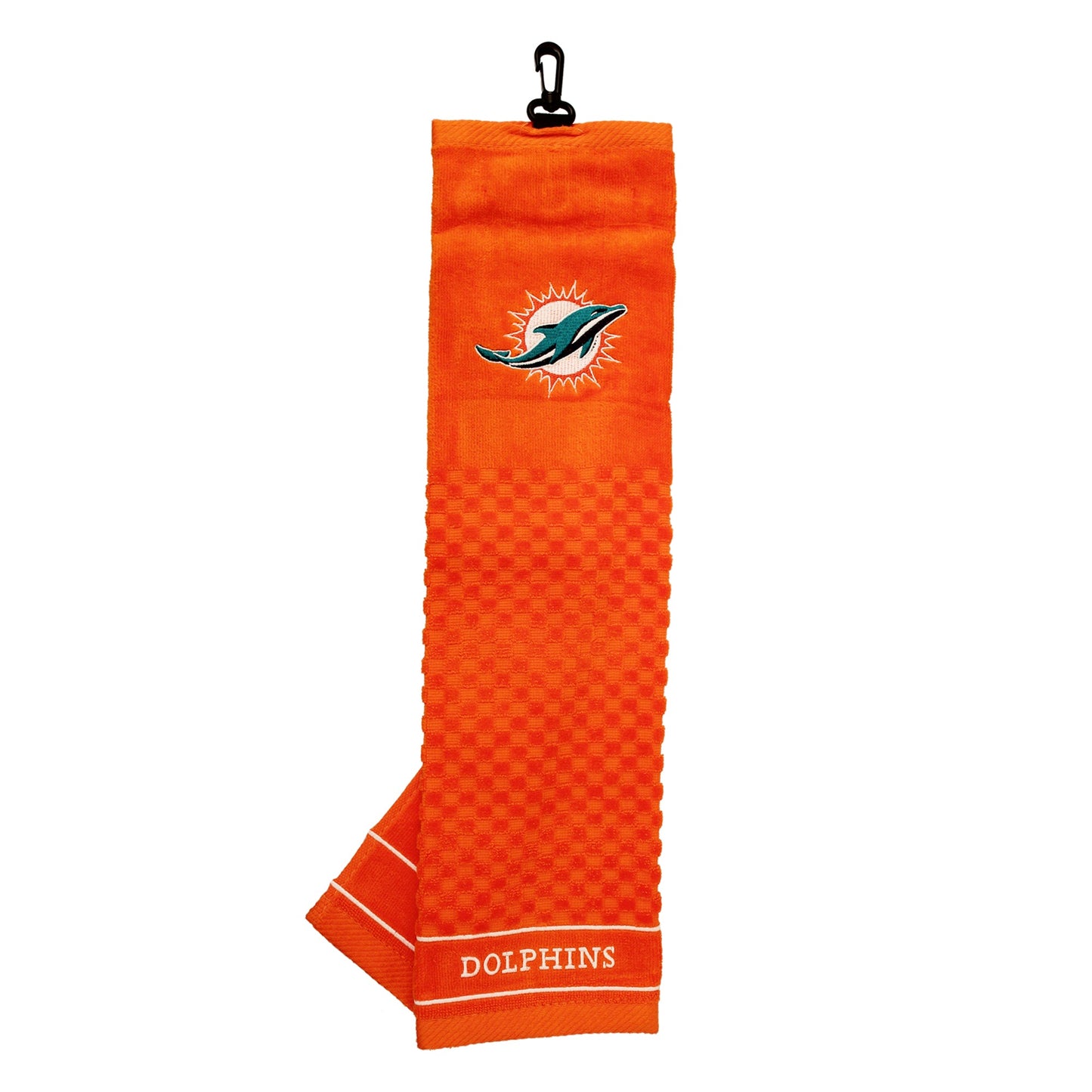 Miami Dolphins embroidered golf towel