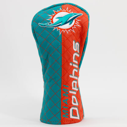 Team Golf Miami Dolphins Quilted Headcovers – Fins Up Collection
