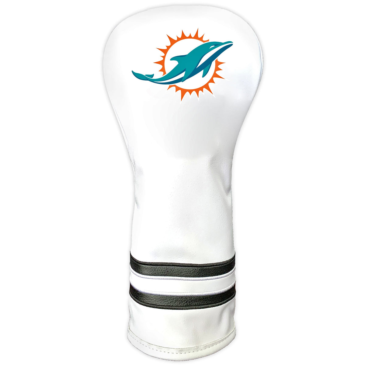 Miami Dolphins Vintage White Printed Fairway Headcover - golf headcover product images