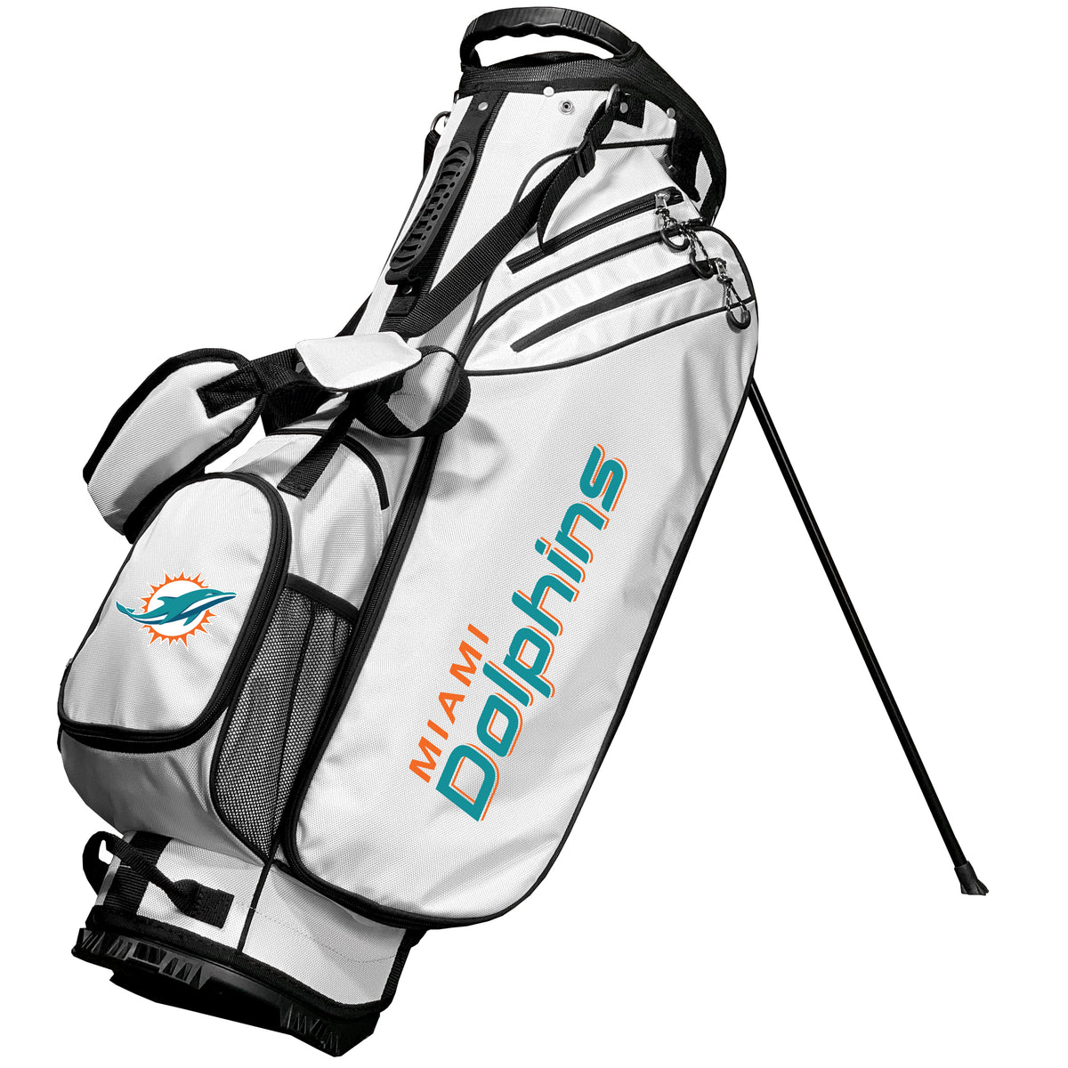 Miami Dolphins Birdie stand golf bag, White color