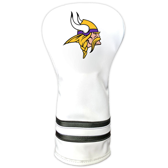 Minnesota Vikings Vintage White Printed Driver Headcover
