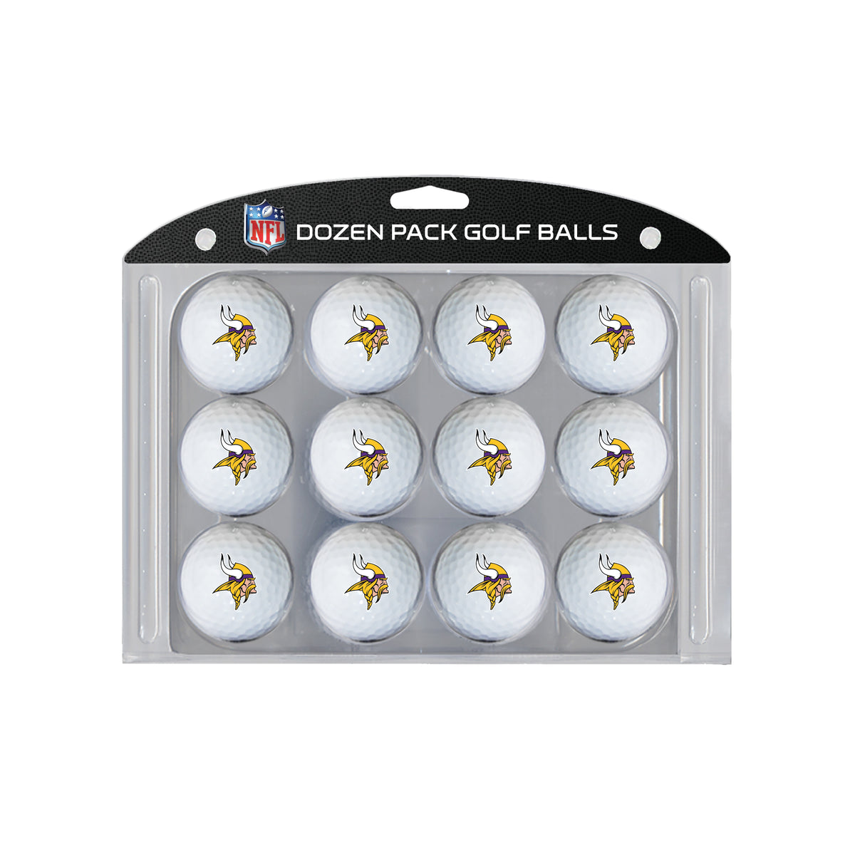 Minnesota Vikings logo golf balls, 12 pack