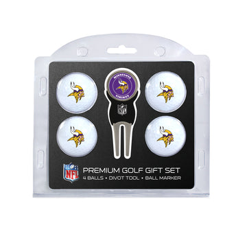 Minnesota Vikings 4-Ball Golf-Geschenkset
