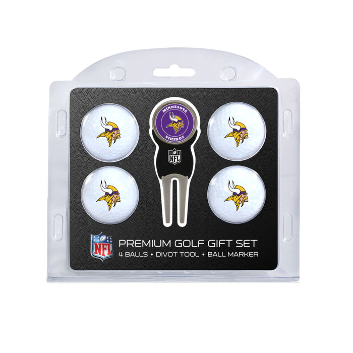 Minnesota Vikings 4-Ball Golf Gift Set