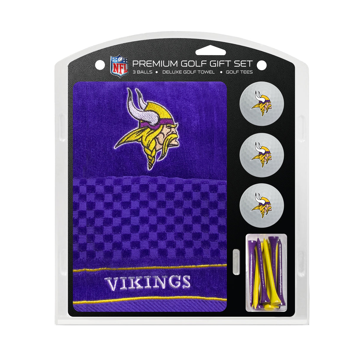 Minnesota Vikings Embroidered Towel Golf Gift Set
