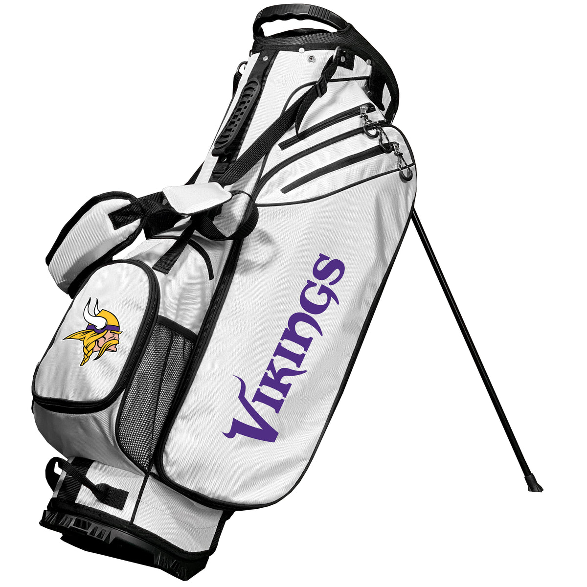 Minnesota Vikings Birdie stand golf bag, White color