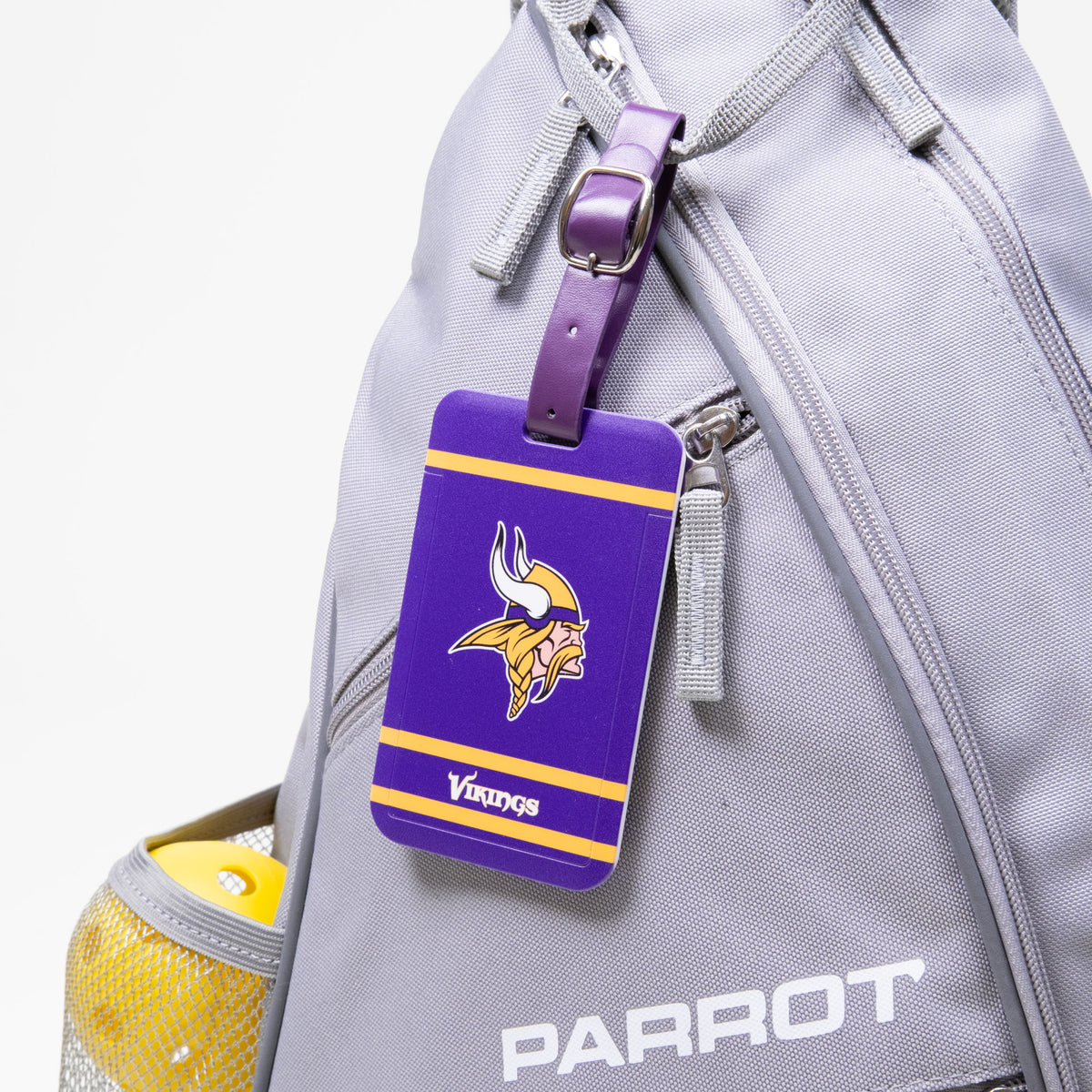 Minnesota Vikings plastic golf bag tag by Team Golf, product photo 3