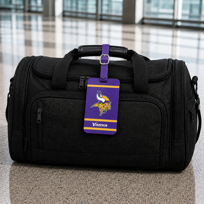 Minnesota Vikings plastic golf bag tag by Team Golf, product photo 5