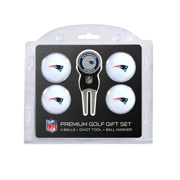New England Patriots 4-Ball Golf Gift Set