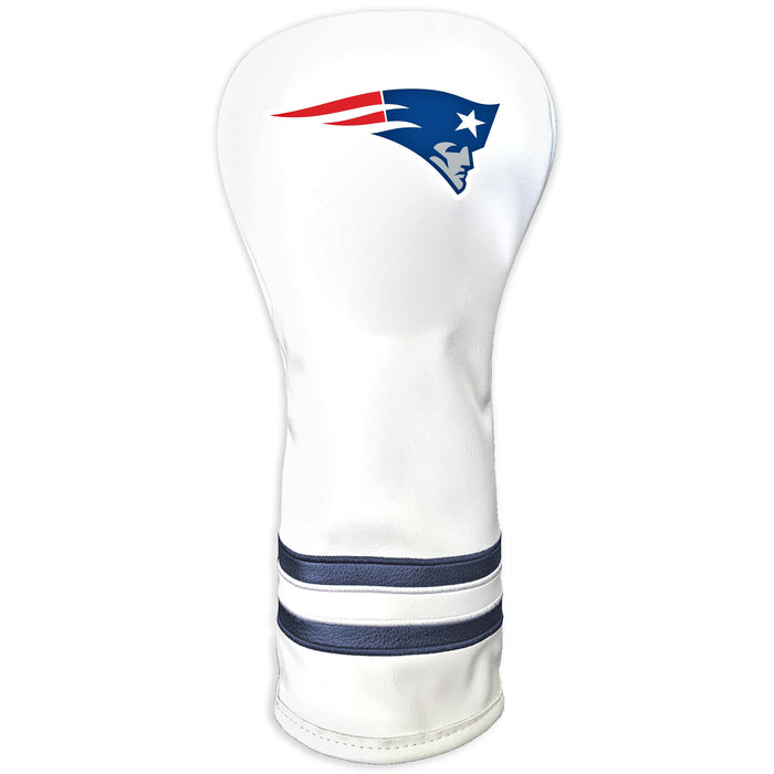 New England Patriots Vintage White Printed Fairway Headcover