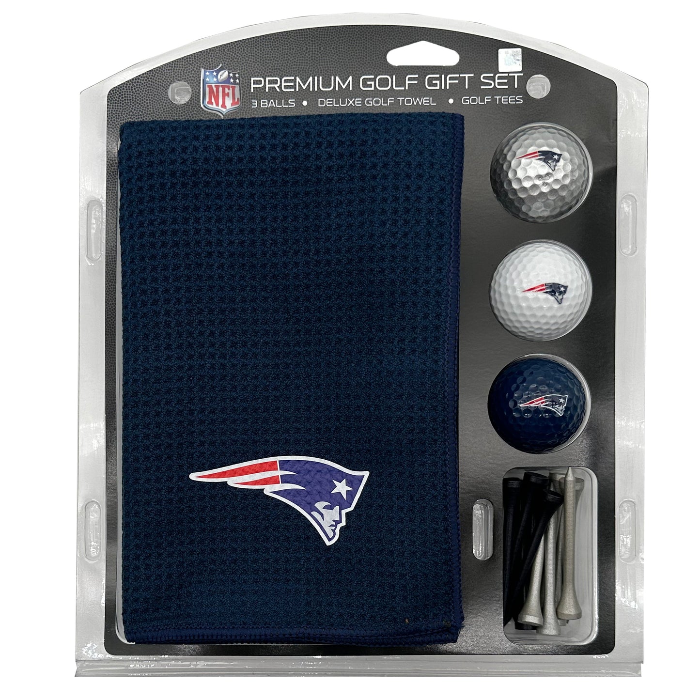 New England Patriots Microfiber Towel Golf Gift Set - Club Rehab