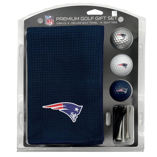 New England Patriots Microfiber Towel Golf Gift Set - Club Rehab