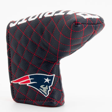 New England Patriots Solid Quilted Blade Putter Cover