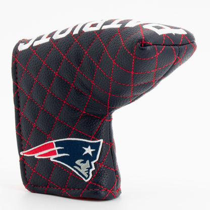 New England Patriots Solid Quilted Blade Putter Headcover