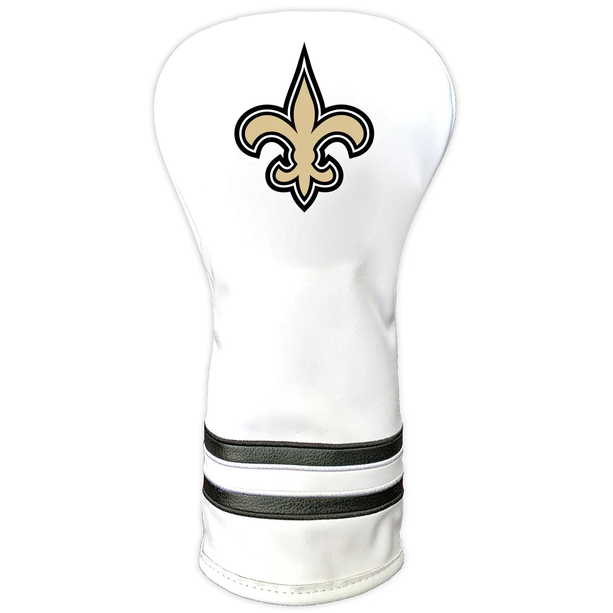 New Orleans Saints vintage driver white printed golf headcover