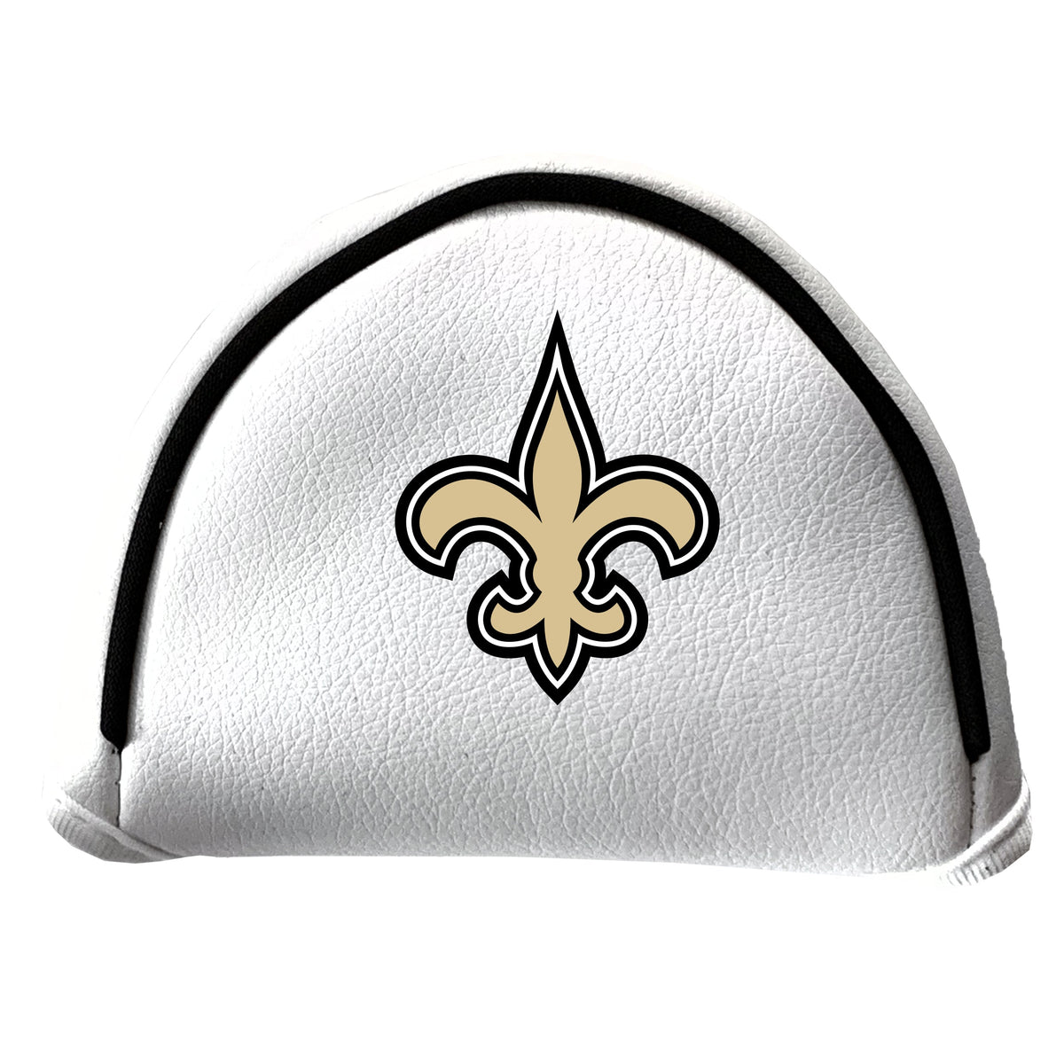 New Orleans Saints vintage mallet putter white printed golf headcover