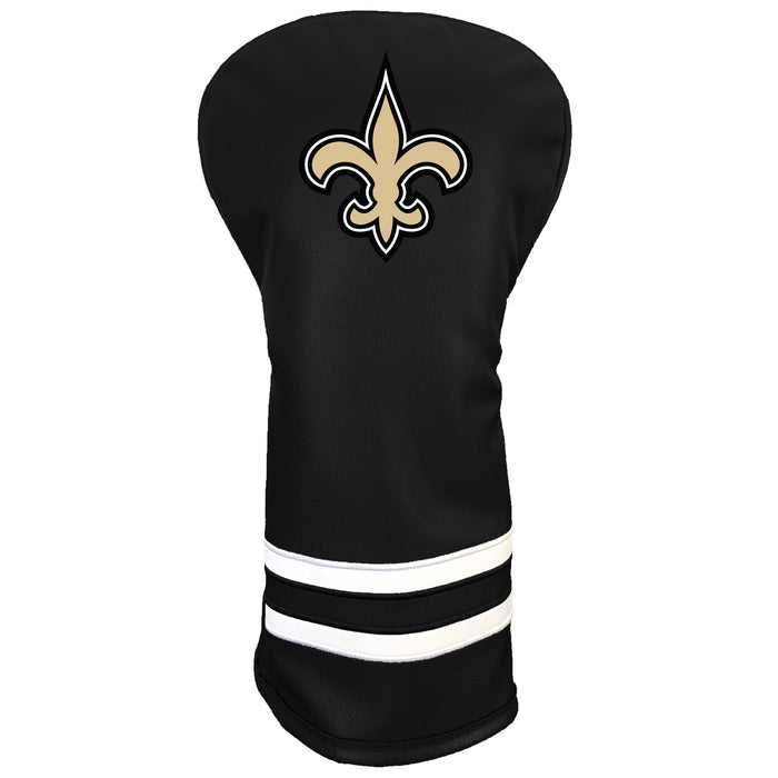 New Orleans Saints vintage driver color printed golf headcover