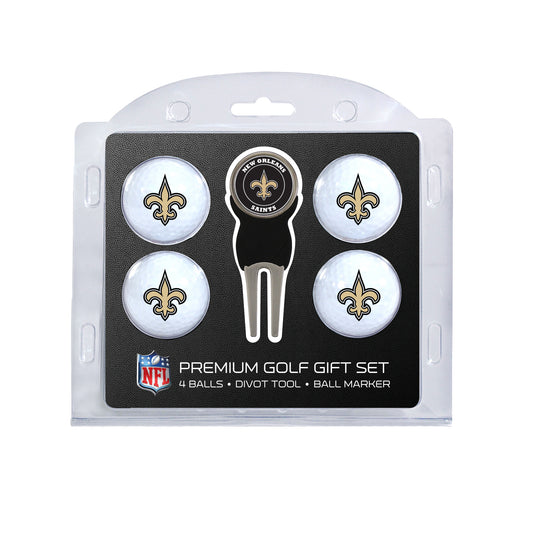 New Orleans Saints 4-Ball Golf Gift Set