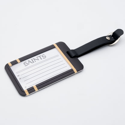 New Orleans Saints plastic golf bag tag by Team Golf, product photo 2