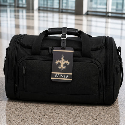 New Orleans Saints plastic golf bag tag by Team Golf, product photo 4