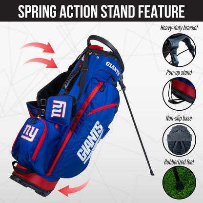 New York Giants Fairway Stand Bag - Image 5 - Club Rehab