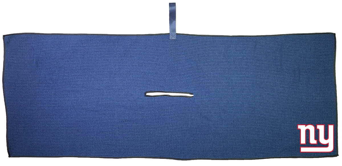 New York Giants 16 x 40 microfiber golf towel with team logo
