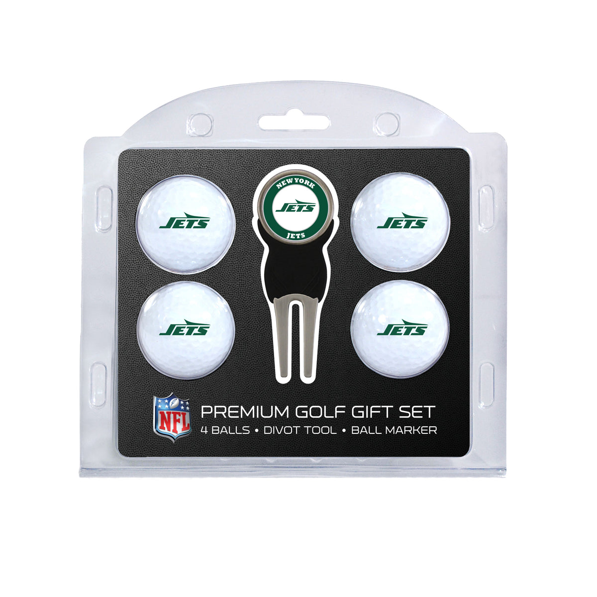 New York Jets 4-Ball Golf Gift Set