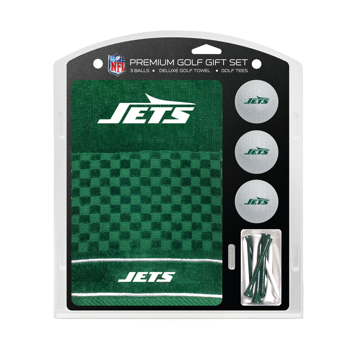 New York Jets Embroidered Towel Golf Gift Set