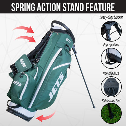 New York Jets Fairway Stand Bag - Image 5 - Club Rehab