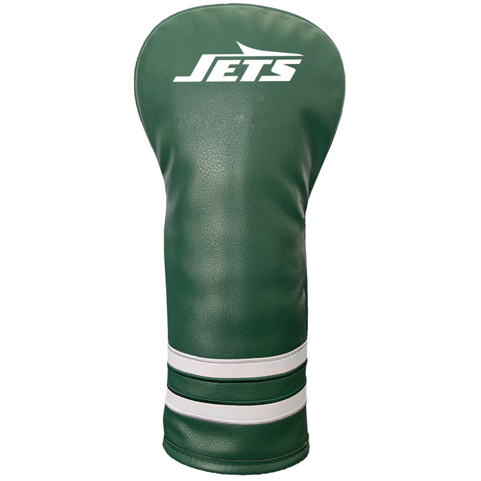 New York Jets Vintage Color Printed Fairway Headcover