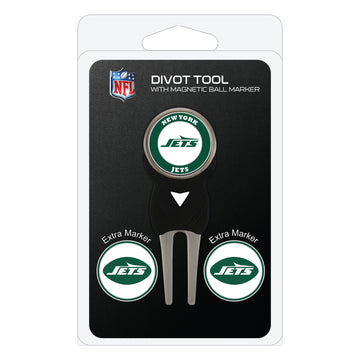 New York Jets Divot Tool + 3 Ball Markers