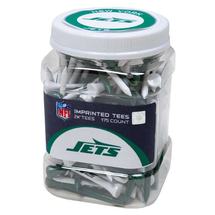 New York Jets 175-count golf tee jar with team-imprinted tees