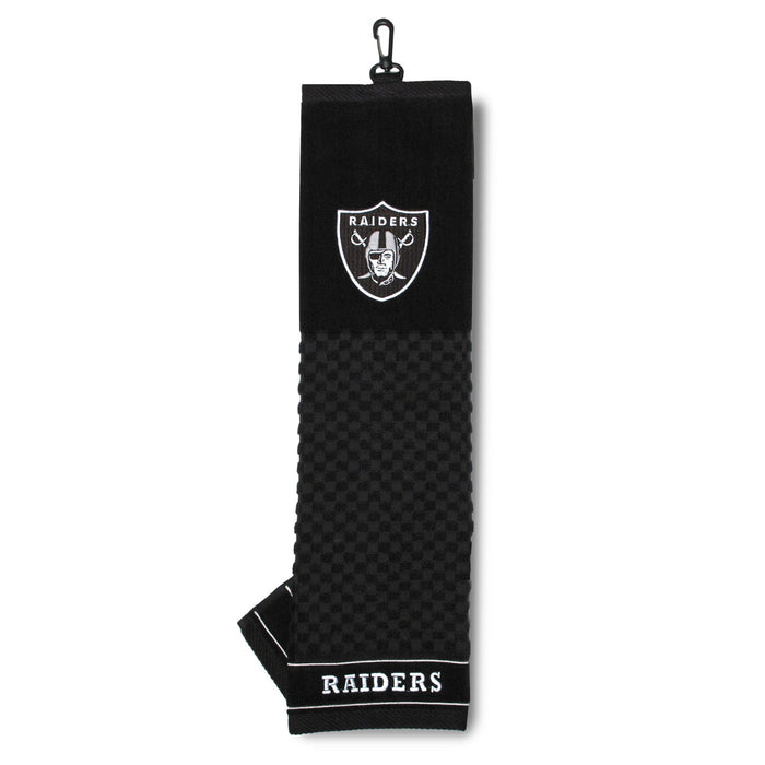Las Vegas Raiders embroidered golf towel