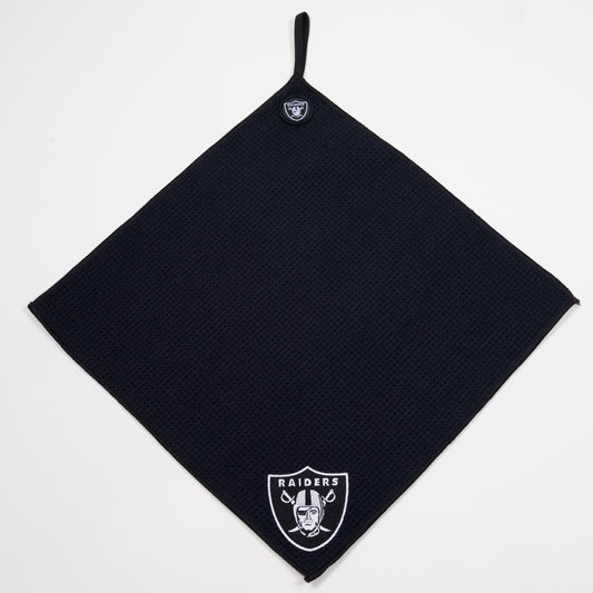 Las Vegas Raiders NFL Magnetic Embroidered Golf Towel – 15" x 15"