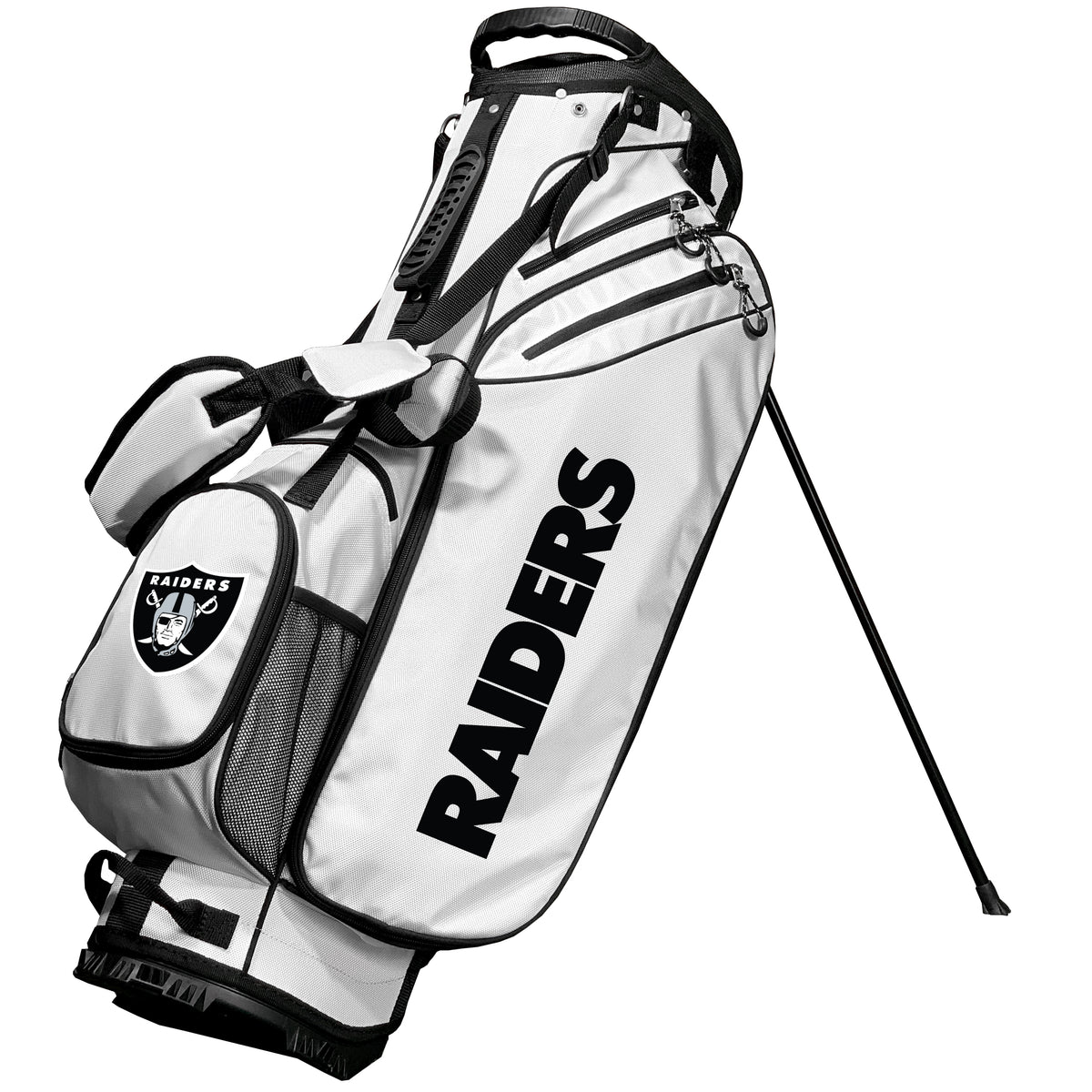 Las Vegas Raiders Birdie stand golf bag, White color