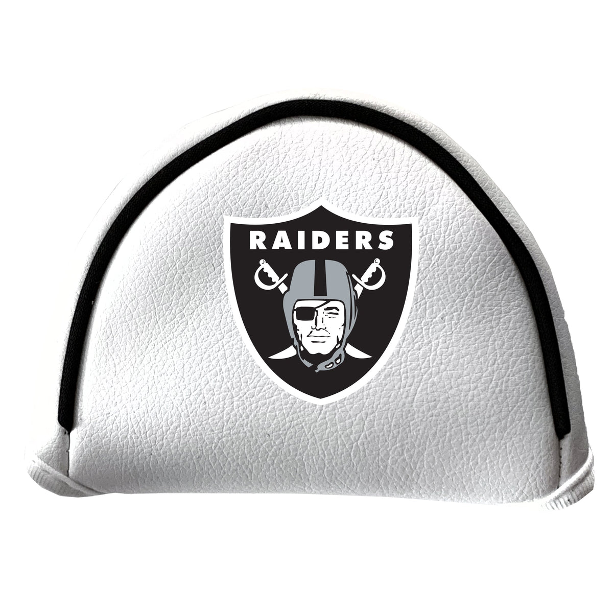 Las Vegas Raiders Vintage White Printed Mallet Putter Headcover