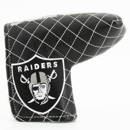 Las Vegas Raiders Solid Quilted Blade Putter Headcover