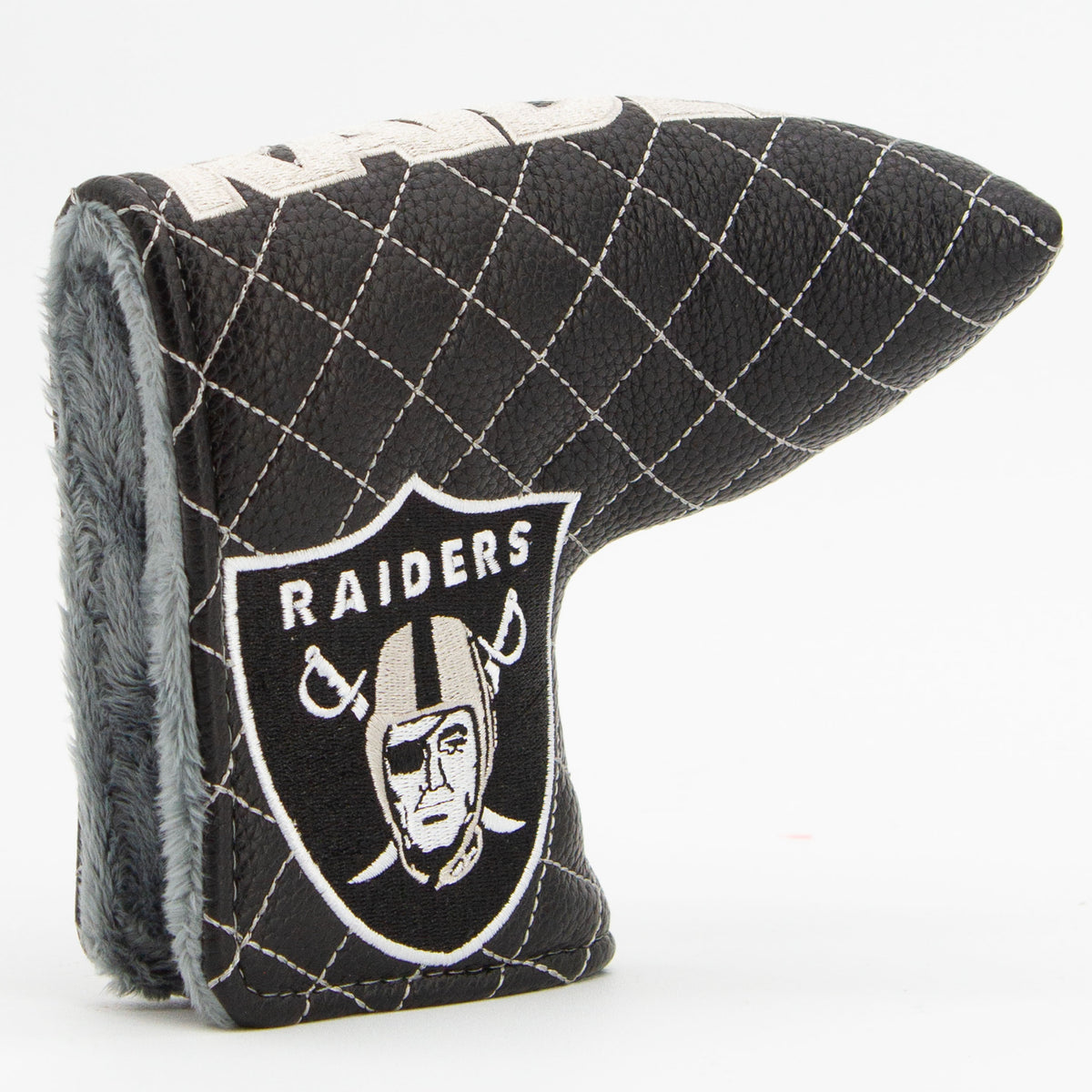 Las Vegas Raiders Solid Quilted Blade Putter Headcover