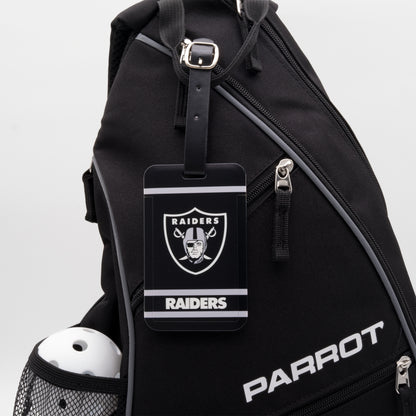 Las Vegas Raiders plastic golf bag tag by Team Golf, product photo 3