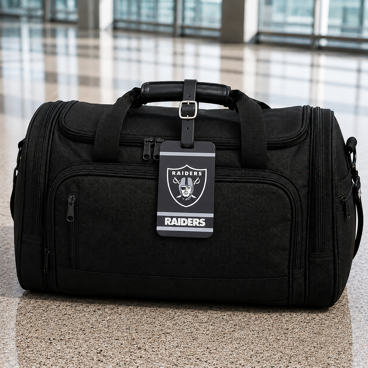 Las Vegas Raiders plastic golf bag tag by Team Golf, product photo 5