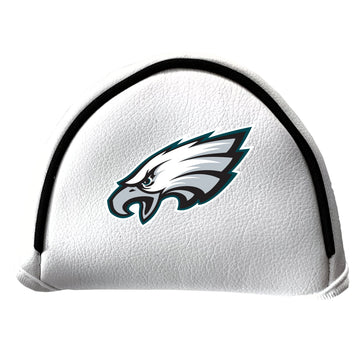 Philadelphia Eagles Vintage White Printed Mallet-Putter-Headcover