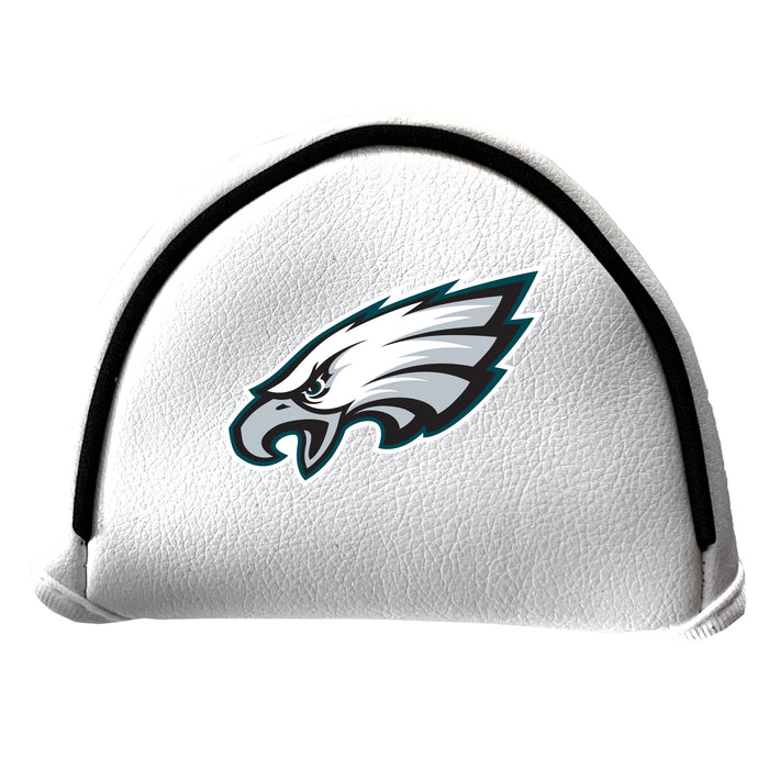 Philadelphia Eagles Vintage White Printed Mallet Putter Headcover