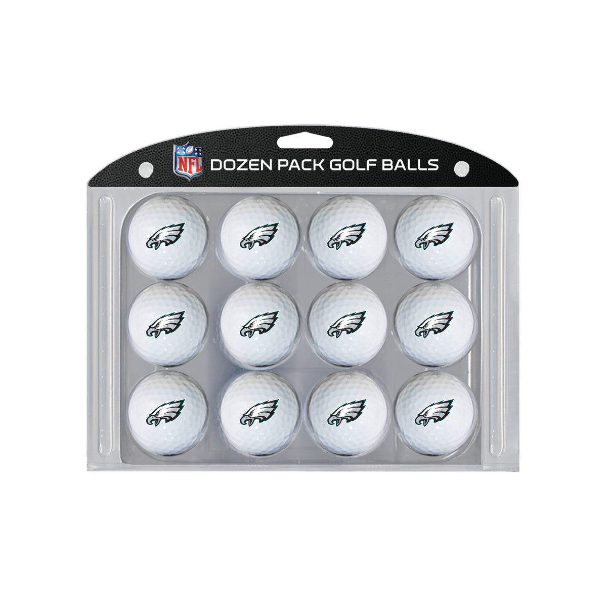 Philadelphia Eagles logo golf balls, 12 pack