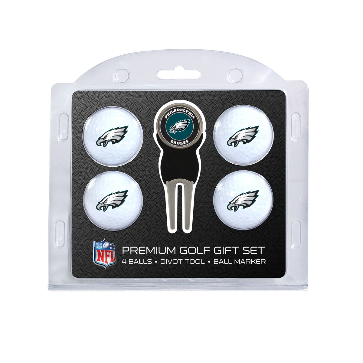 Philadelphia Eagles 4-Ball Golf Gift Set