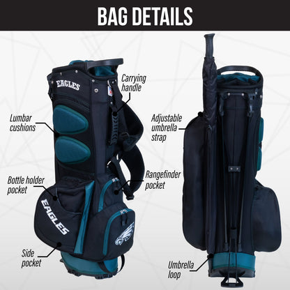 Philadelphia Eagles Fairway Stand Bag - Image 2 - Club Rehab