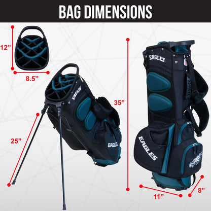 Philadelphia Eagles Fairway Stand Bag - Image 4 - Club Rehab