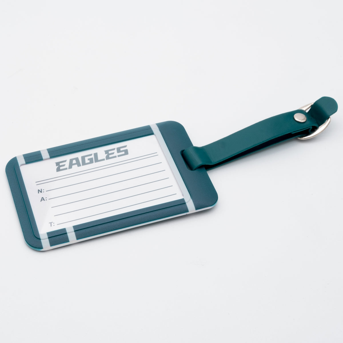 Philadelphia Eagles plastic golf bag tag by Team Golf, product photo 2