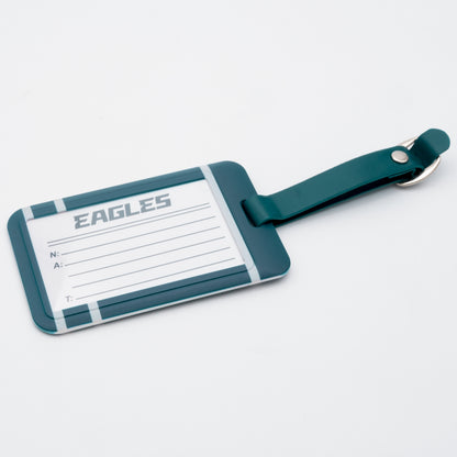 Philadelphia Eagles plastic golf bag tag by Team Golf, product photo 2